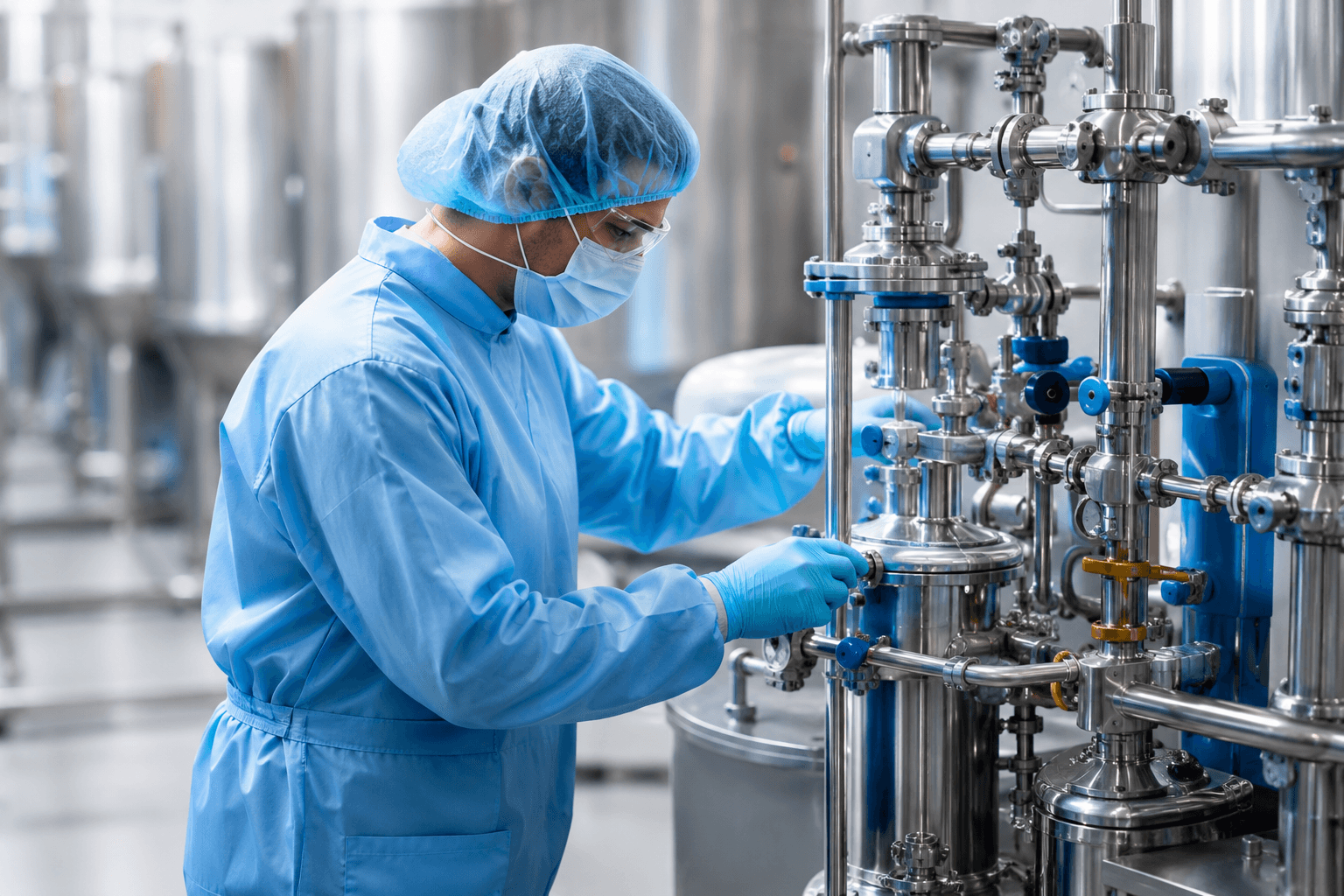 TotalBac controlled laboratory manufacturing environment