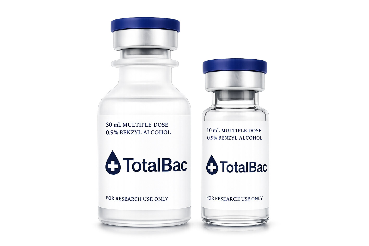 TotalBac research product bottles